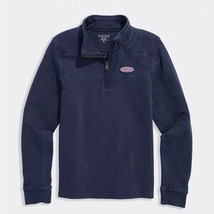 Navy Quarter-Zip Pullover